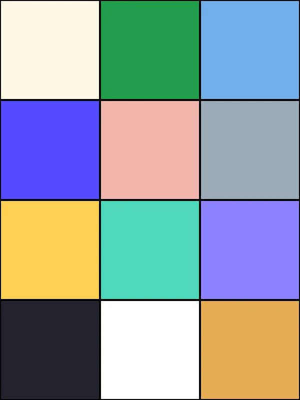 Color palette illustration